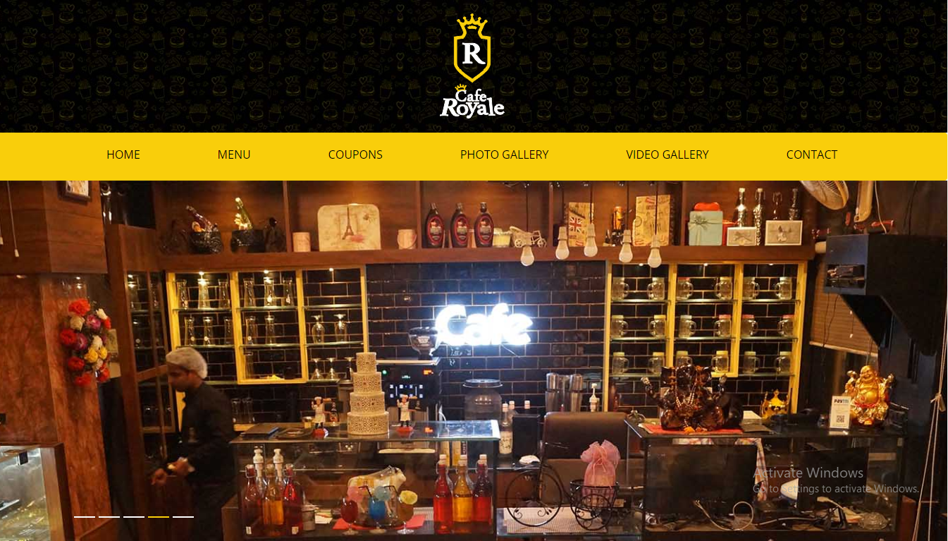 Cafe Royale Website Restaurant in Gorakhpur